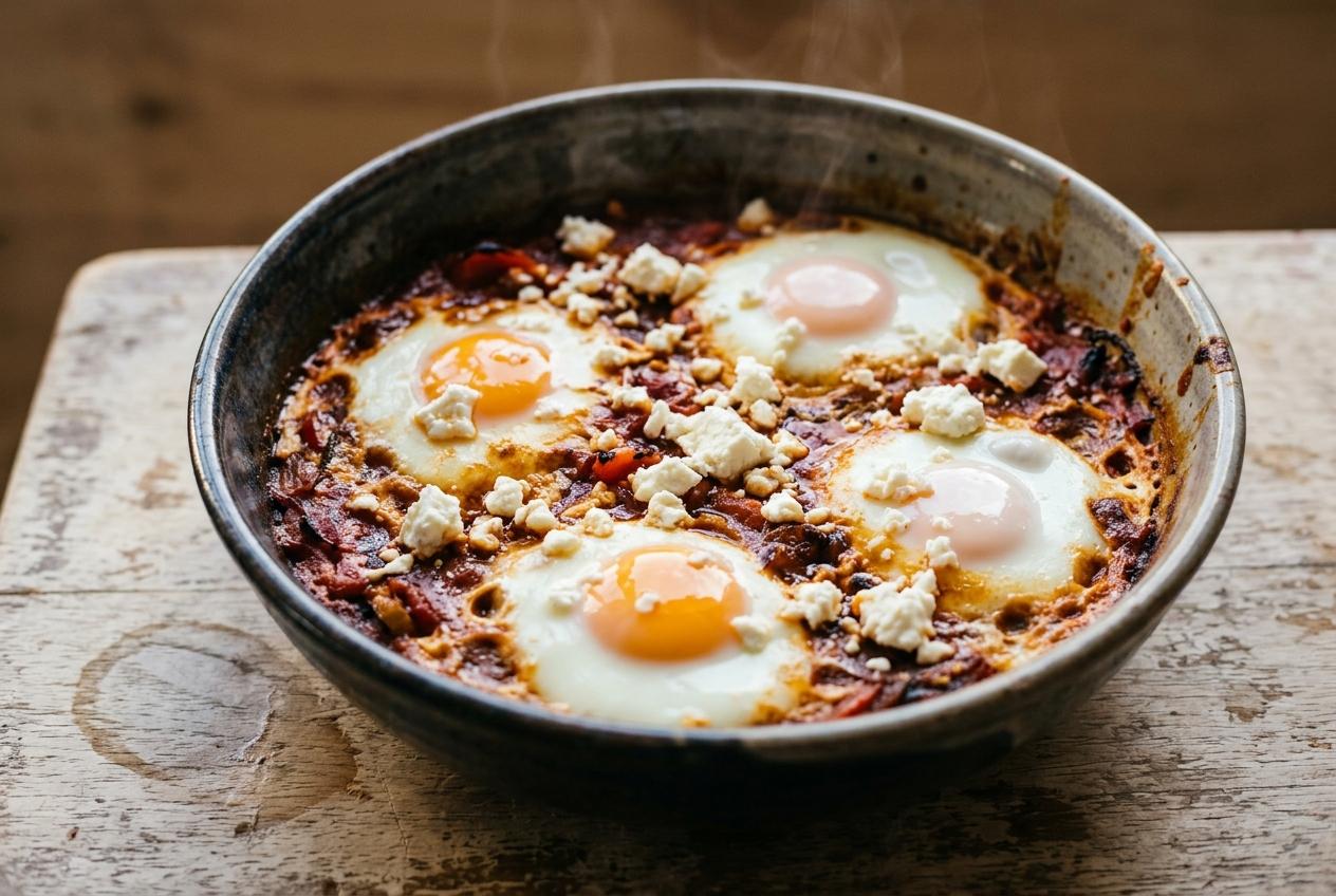 Shakshuka-Style Baked Eggs