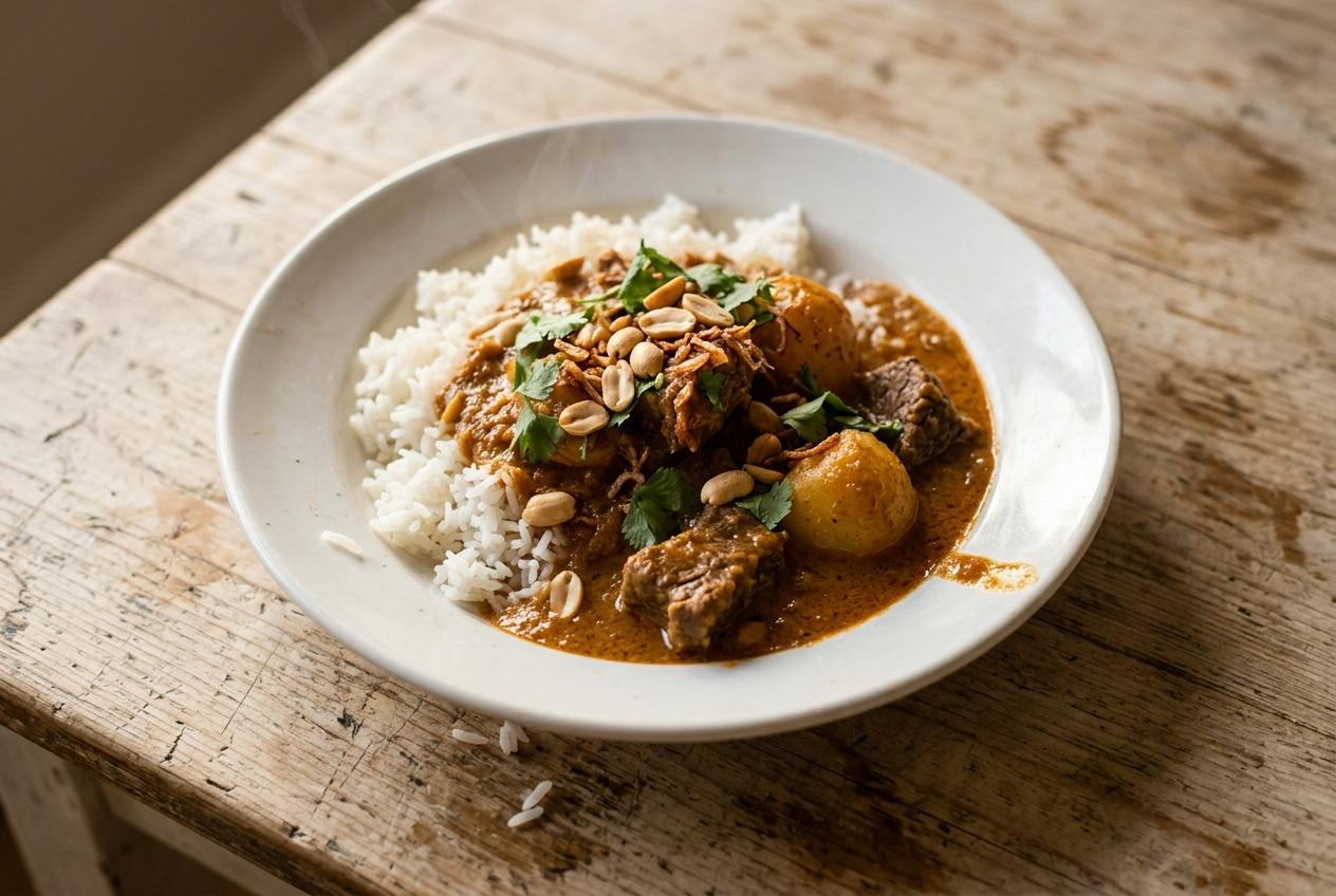 Slow Cooker Beef Massaman Curry