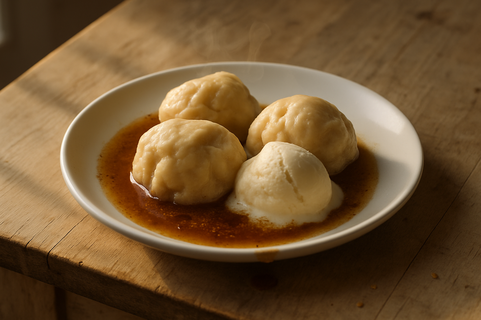 Golden Syrup Dumplings