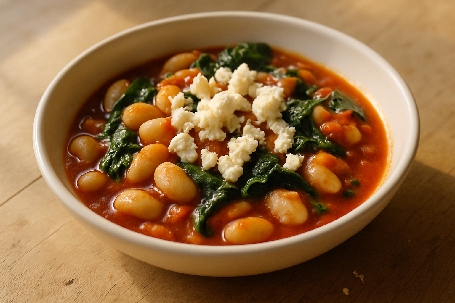 Dump And Stir Tomato Butter Bean Pot