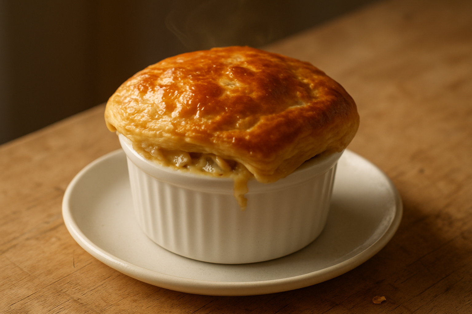 Creamy Mushroom and Leek Pot Pies