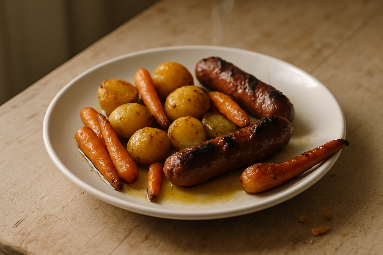 Dump-And-Bake Sausage And Baby Potato Tray
