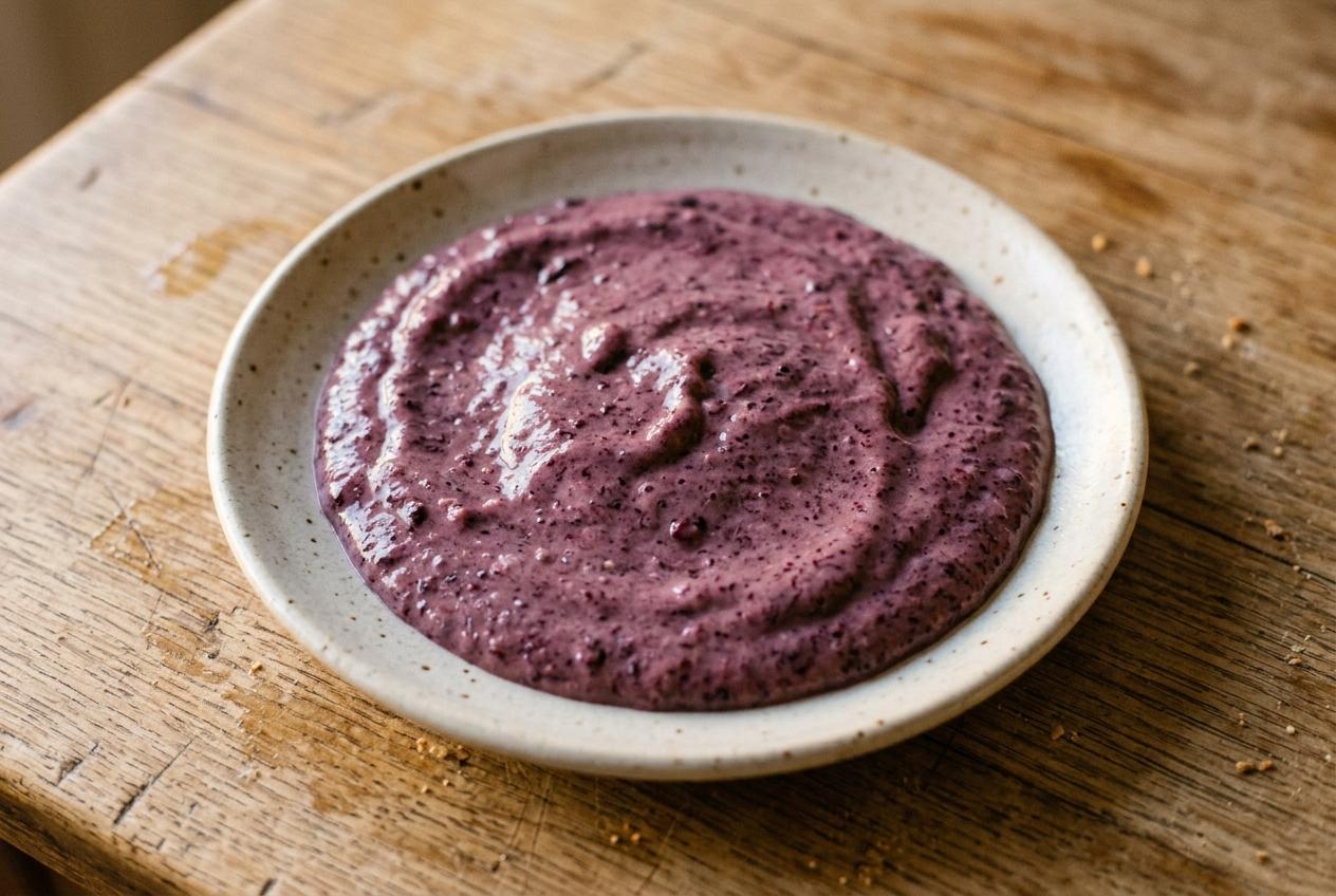 Three Ingredient Frozen Berry Shake
