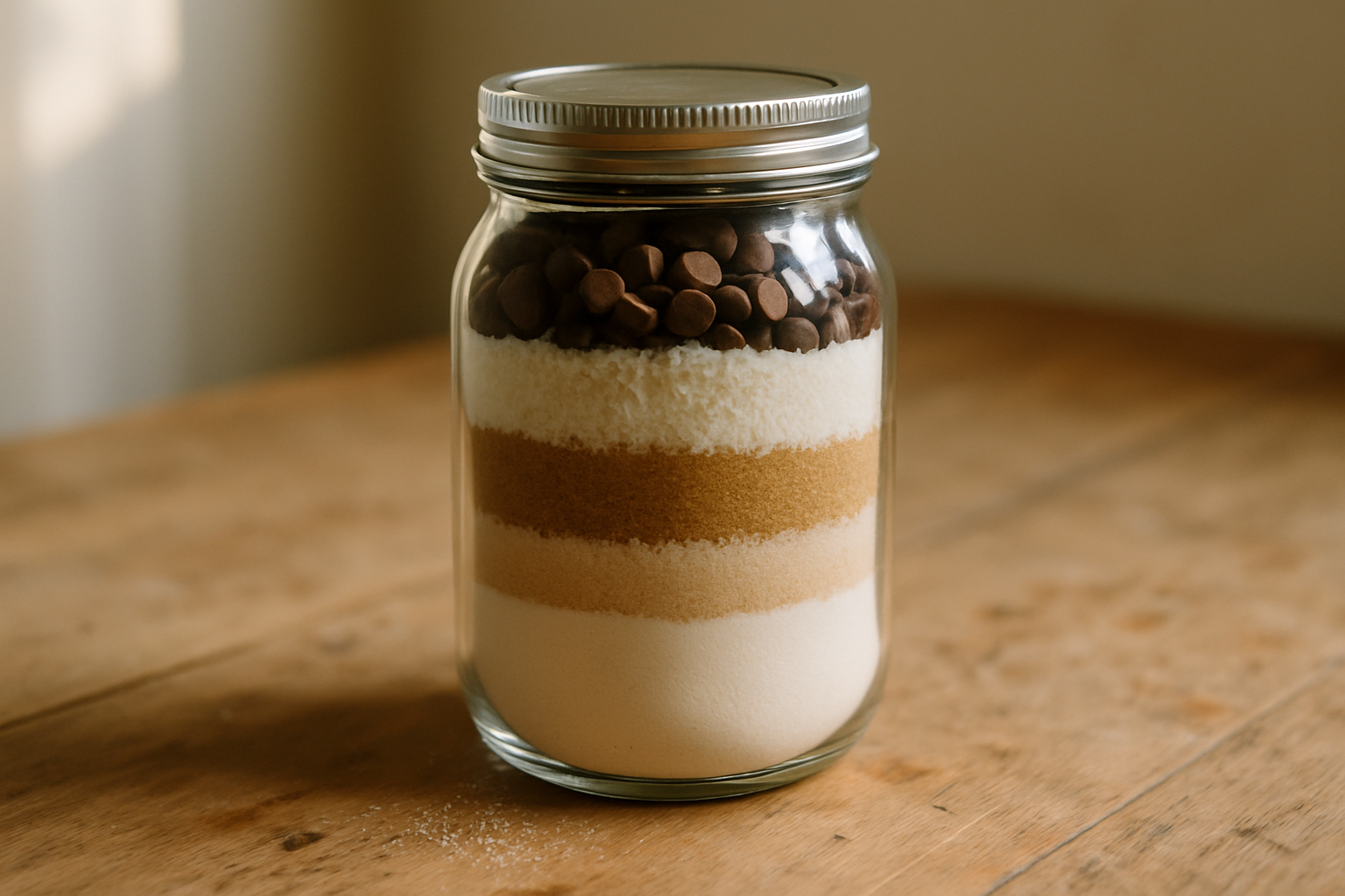 Choc Chip Cookie Mix In A Jar