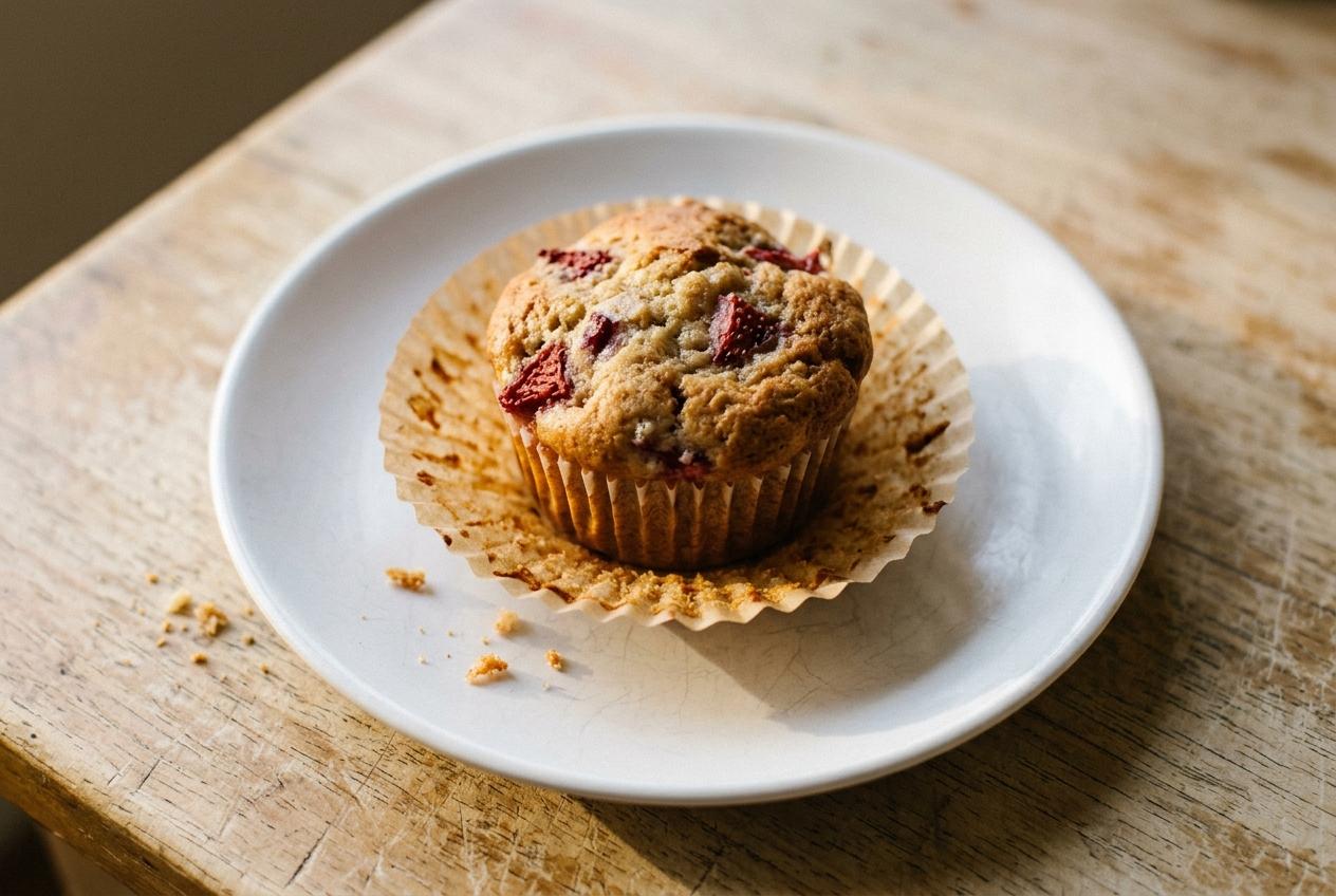 Strawberry Yoghurt Muffins