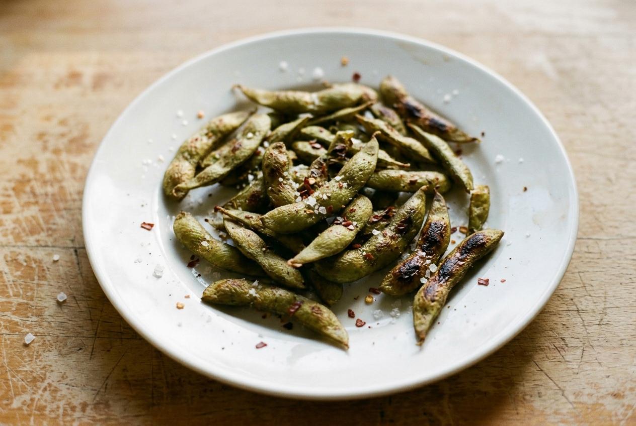 Salted Air Fryer Edamame