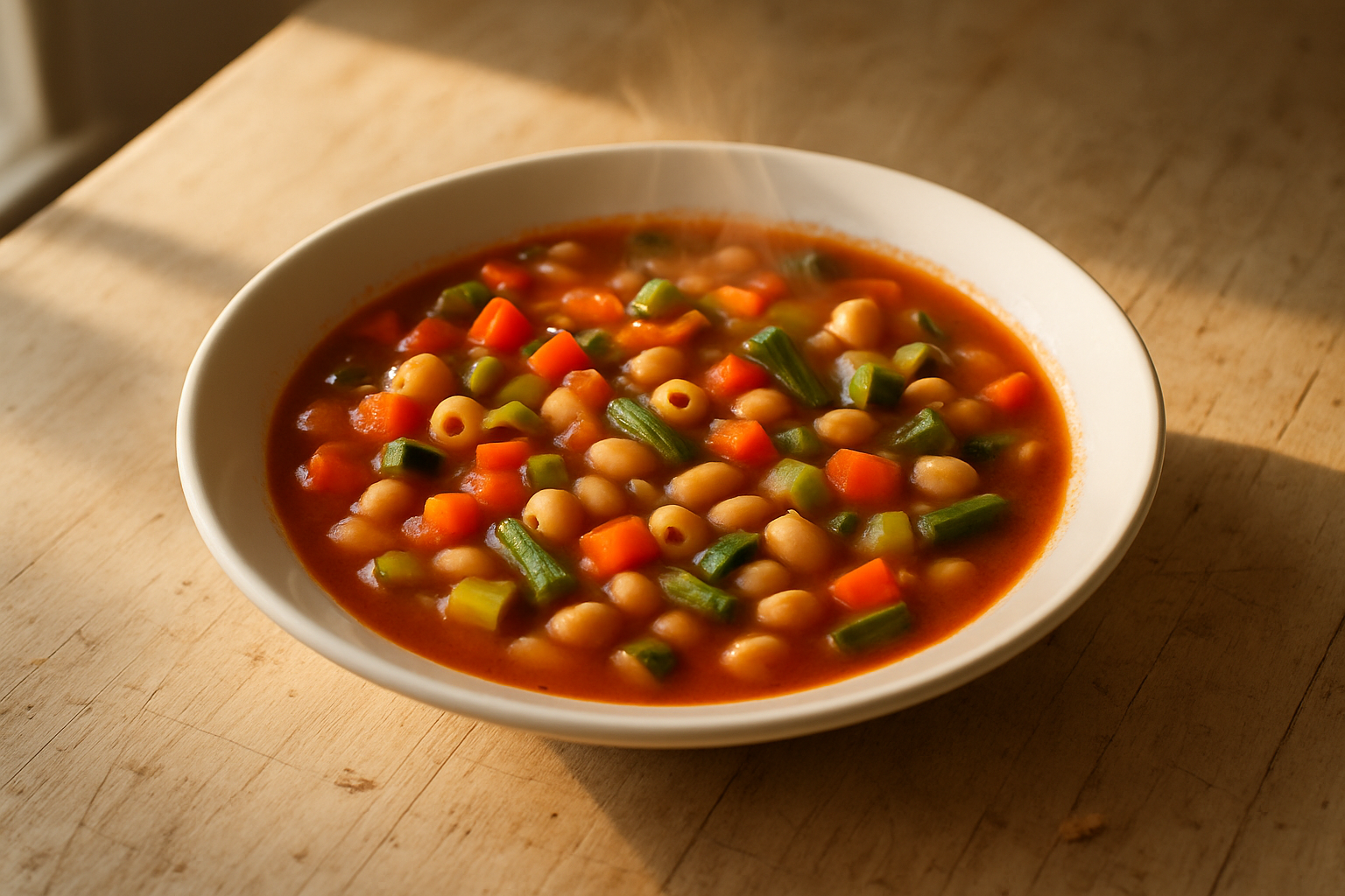 Hearty Minestrone with Pasta Shells