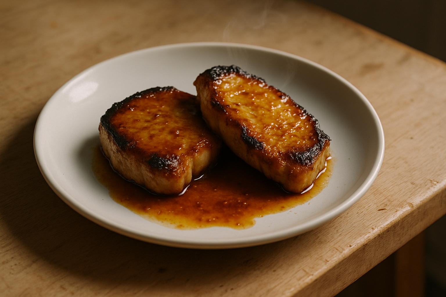 Honey Mustard Pork Cutlets
