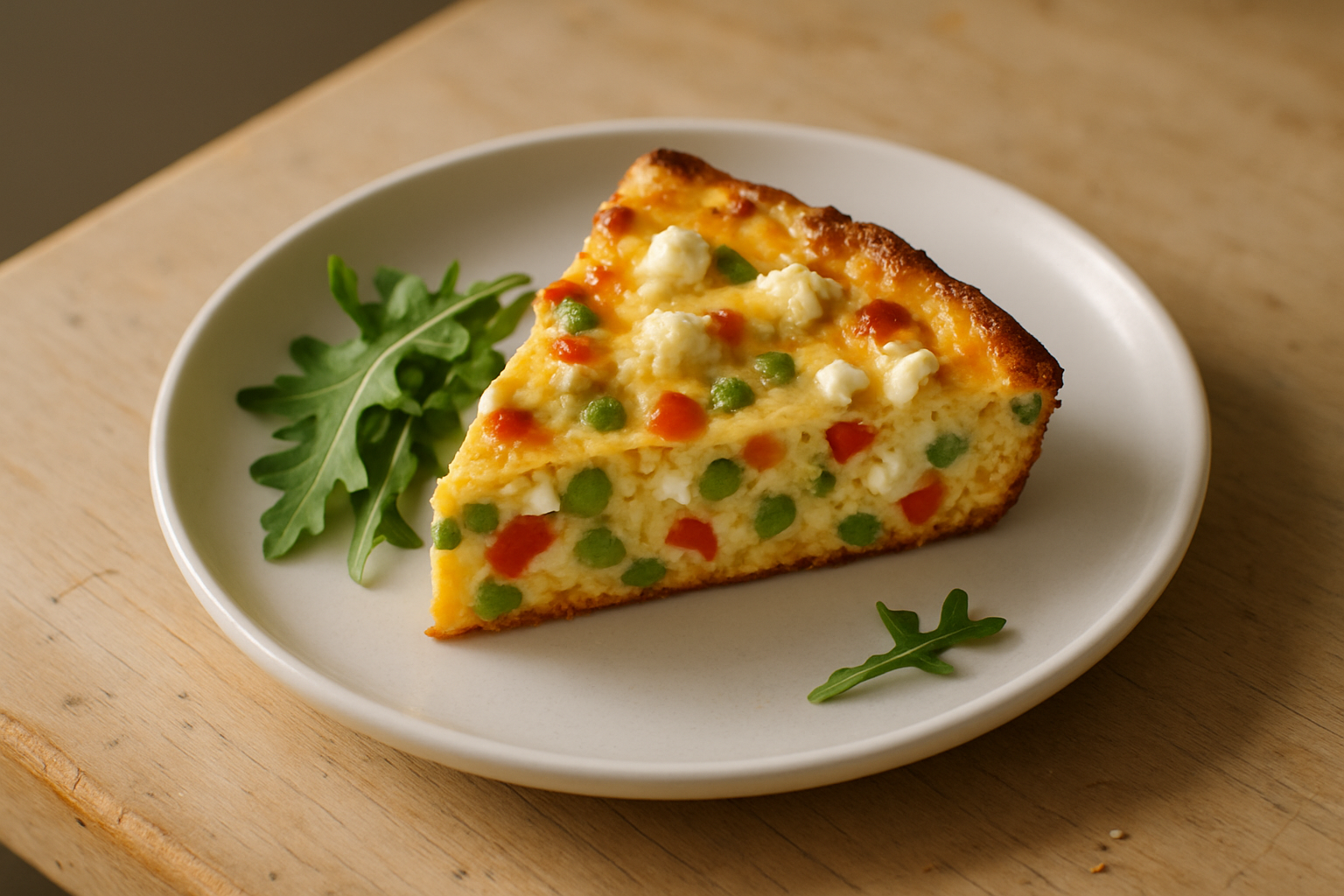 Capsicum and Feta Frittata