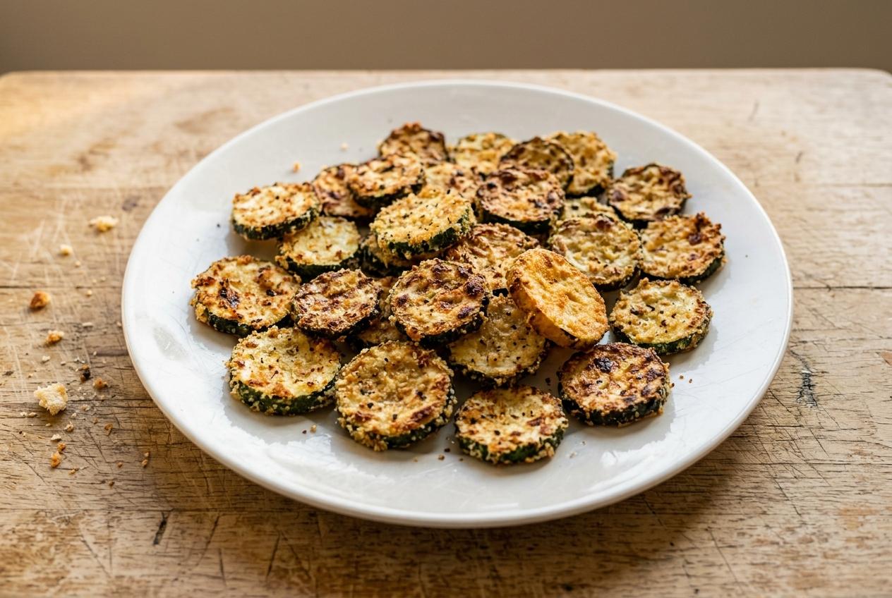 Parmesan Zucchini Chips