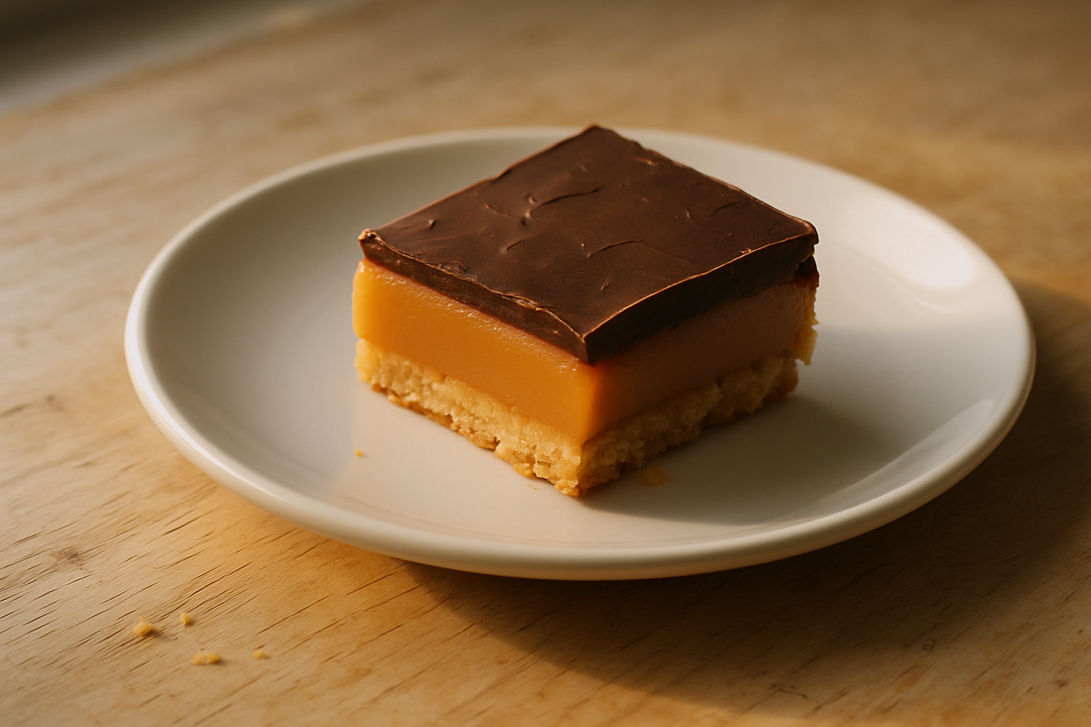 Golden Caramel Slice