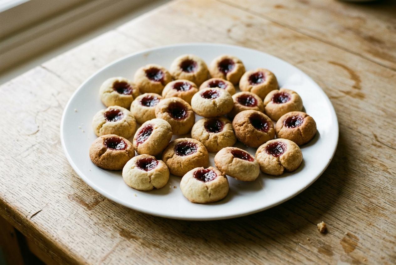 Raspberry Jam Drop Biscuits
