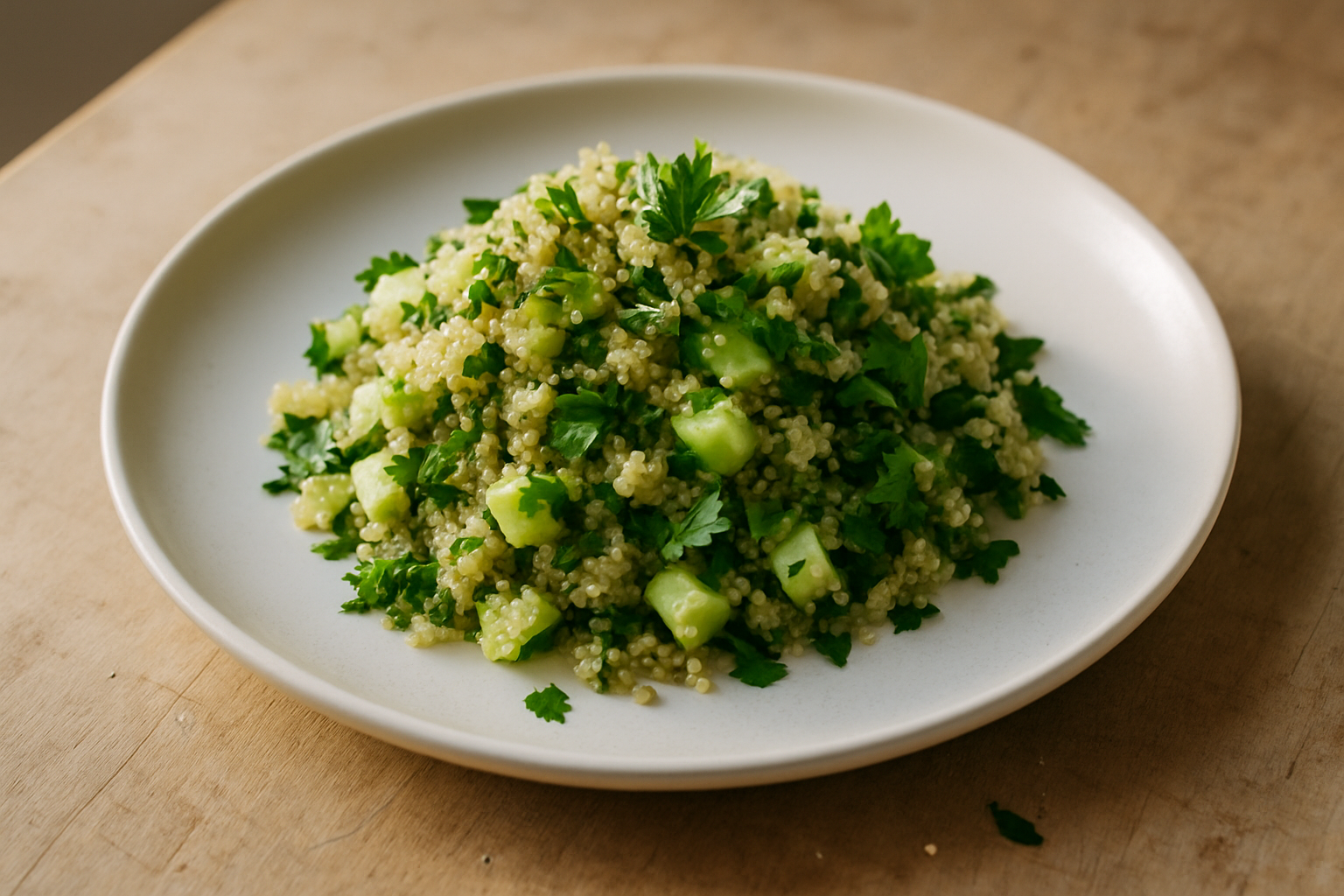 Herbed Quinoa and Cucumber Salad