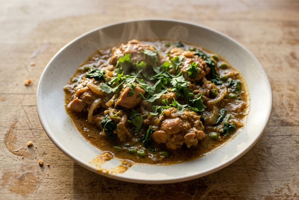 Slow Cooker Creamy Coconut Chicken Curry