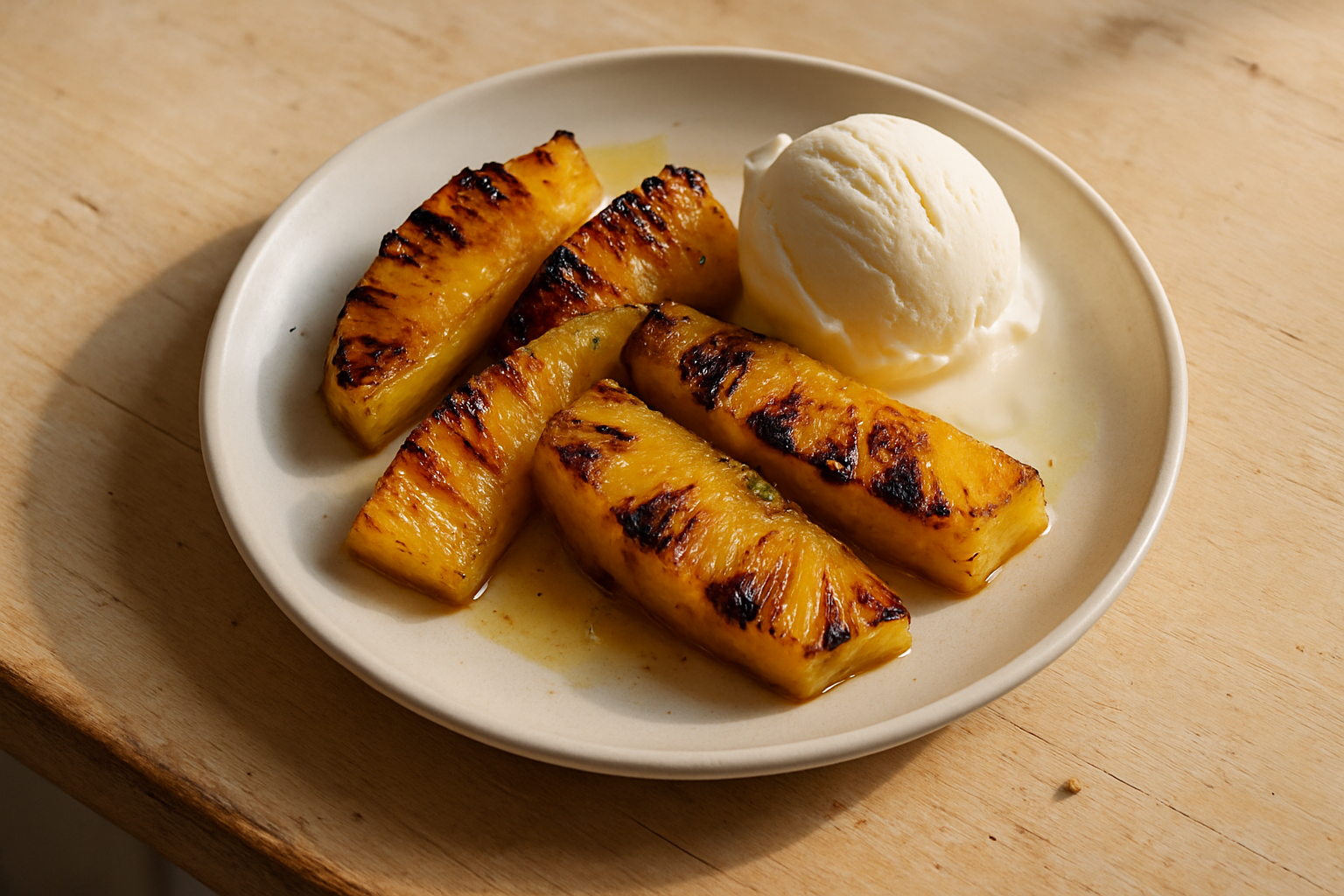 Barbecued Pineapple with Cinnamon Sugar