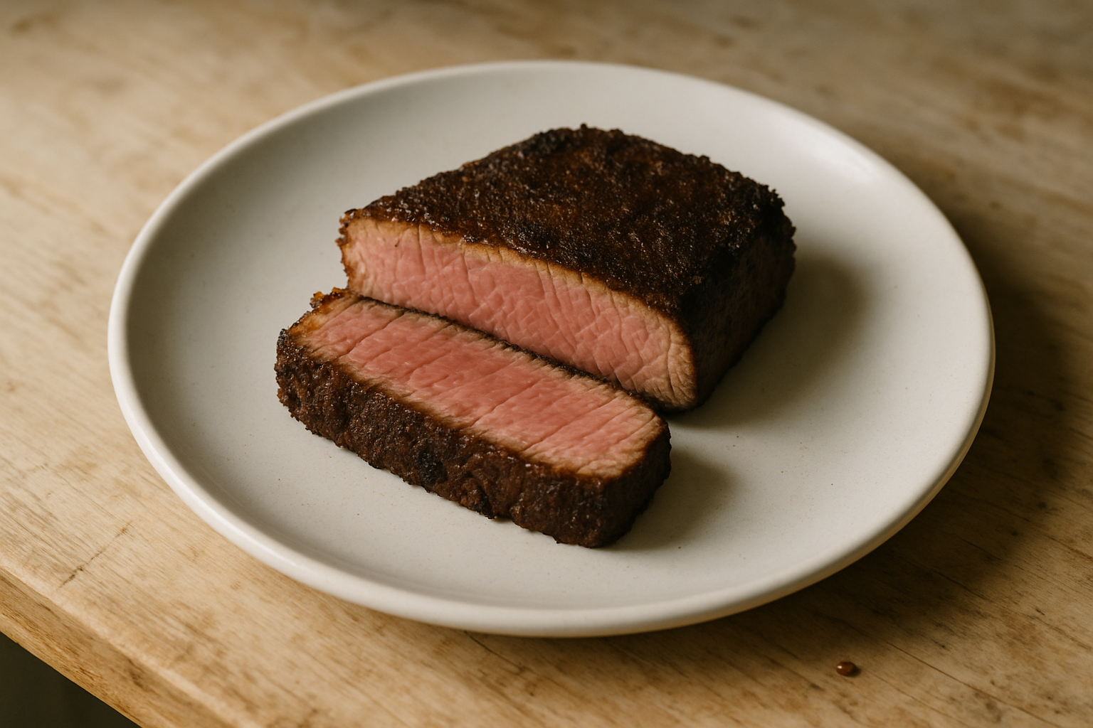 Coffee and Paprika Rubbed Rump Steak