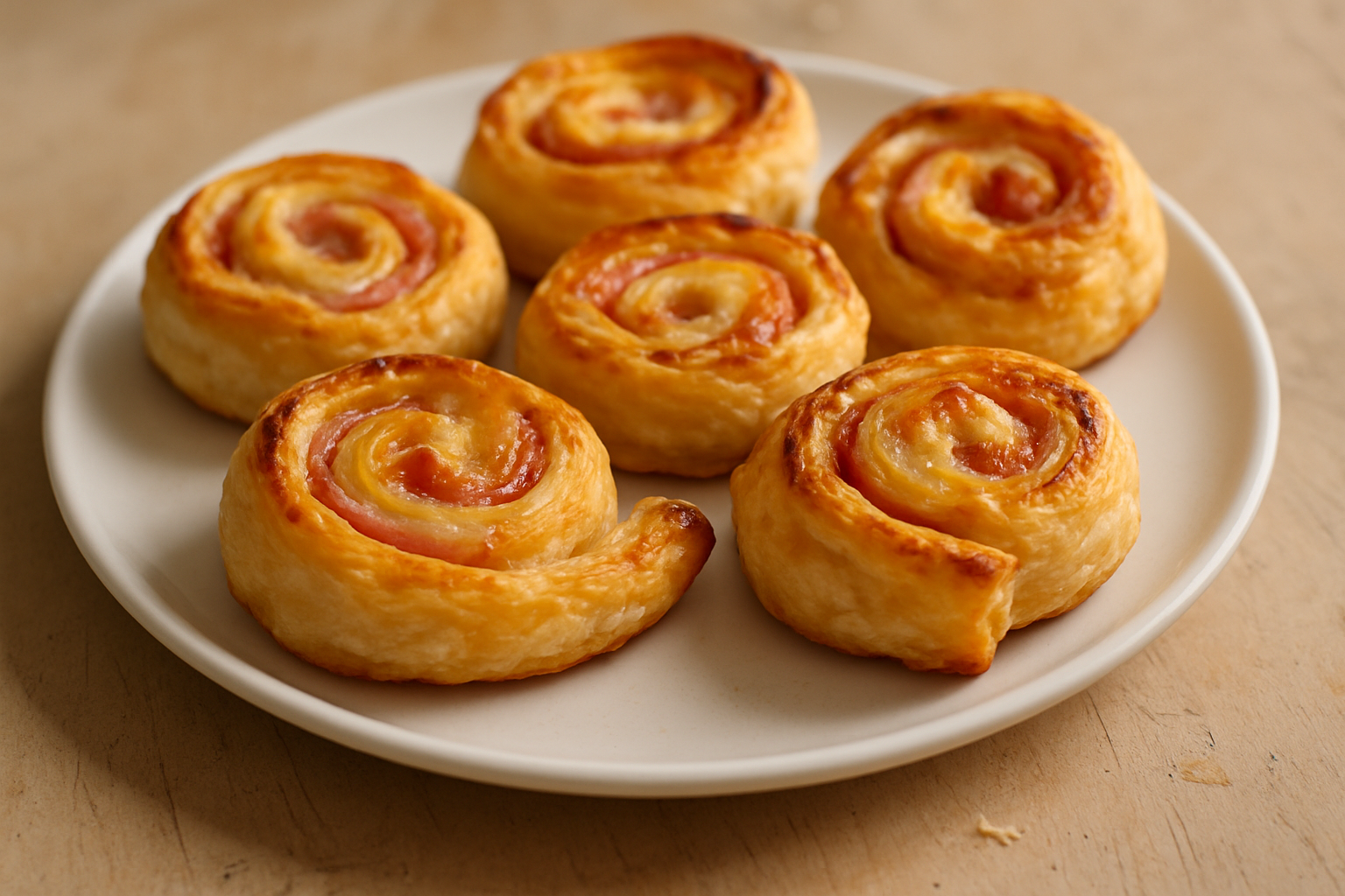 Ham and Cheese Pinwheels