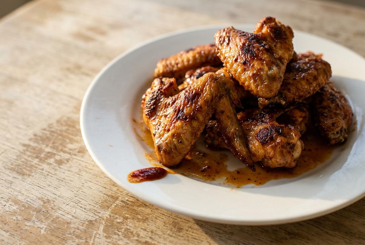 Sticky Peri Peri Chicken Wings