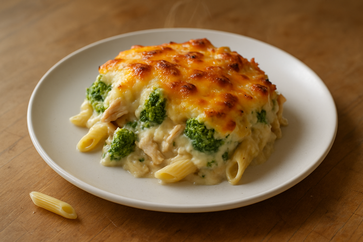 Cheesy Chicken and Broccoli Pasta Bake