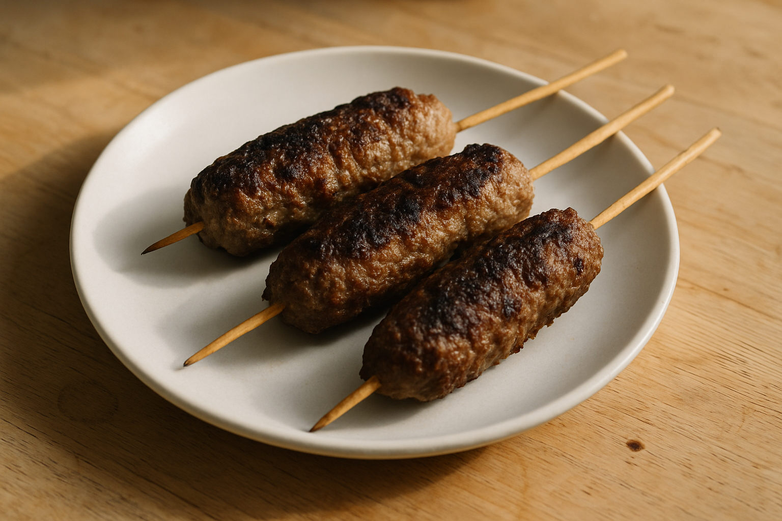 Hotplate Lamb Kofta Skewers