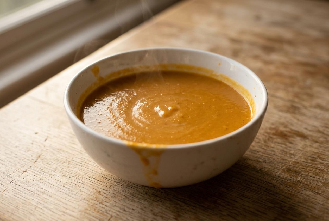 Slow Cooker Pumpkin and Red Lentil Soup