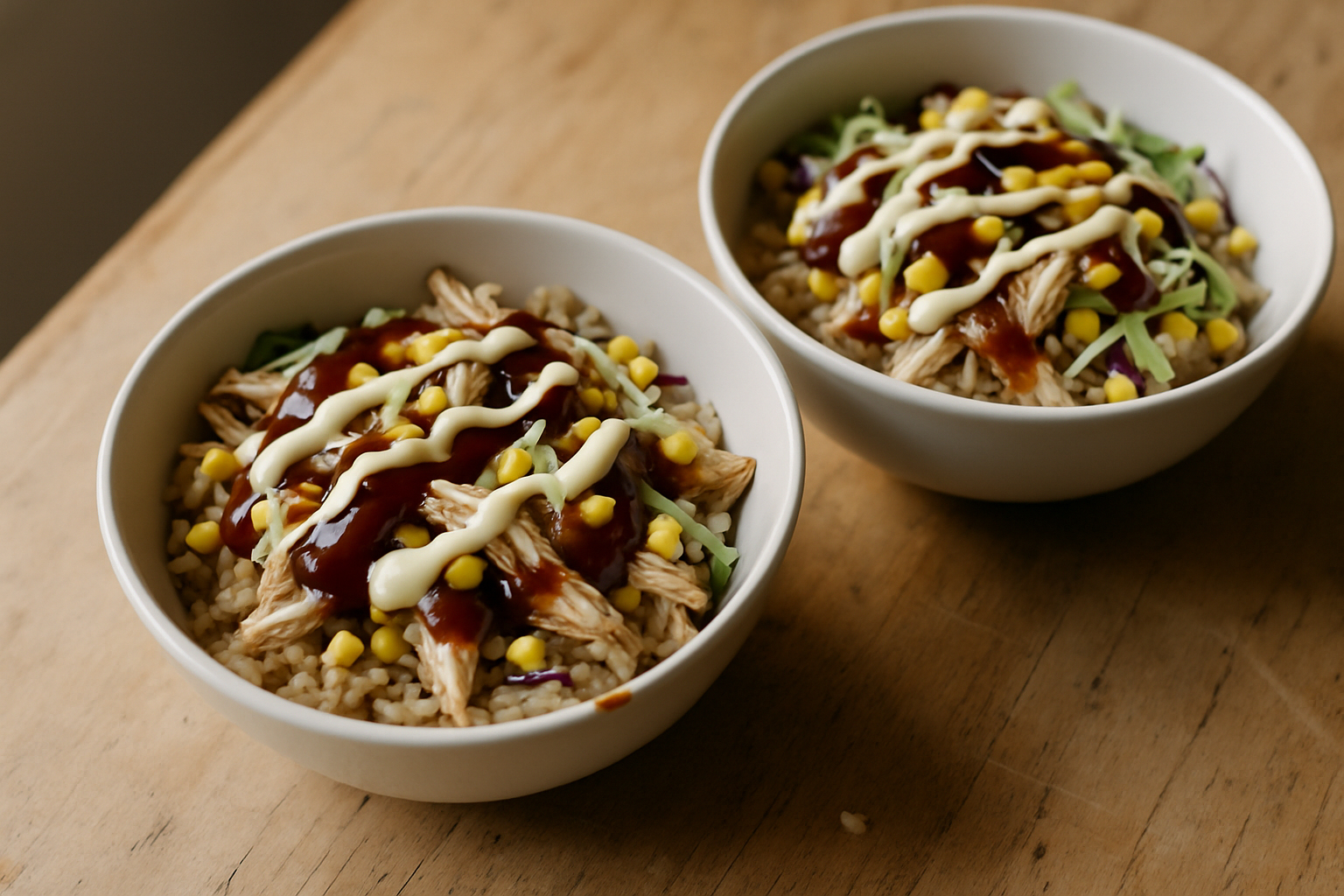 Barbecue Chicken Rice Pouch Bowls