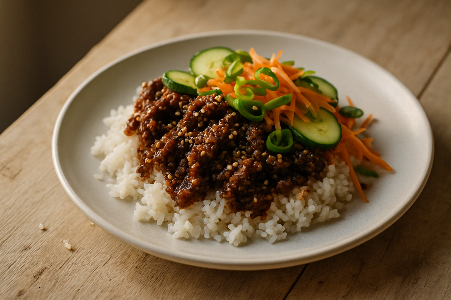 Korean-Style Beef Rice Bowls