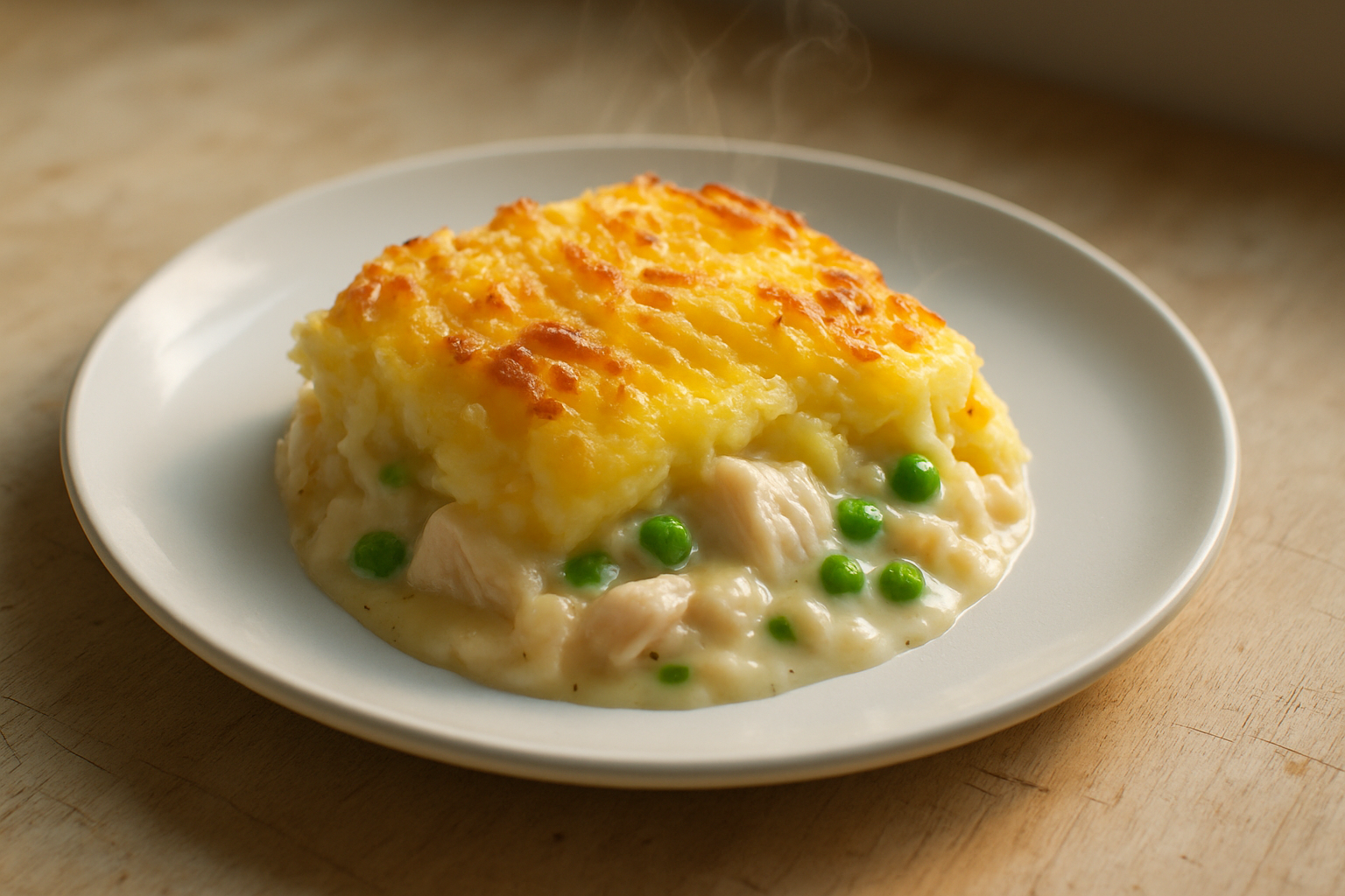 Creamy Fish Pie with Cheesy Mash Topping