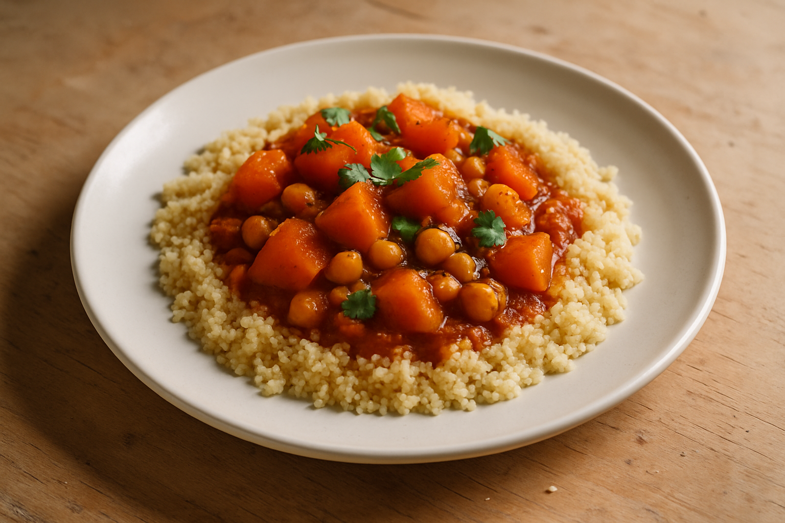 Moroccan Chickpea and Pumpkin Stew