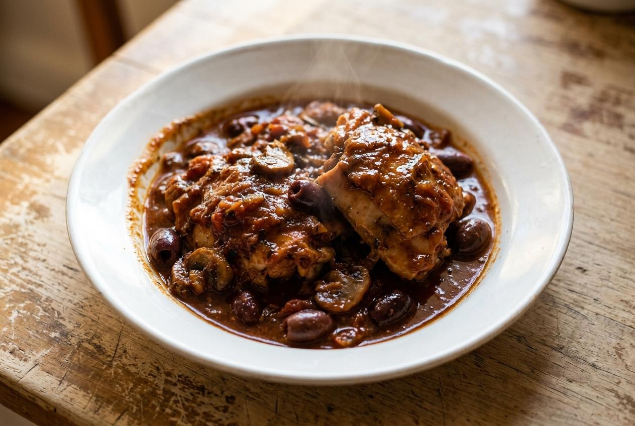 Slow Cooker Chicken Cacciatore Dump Pot