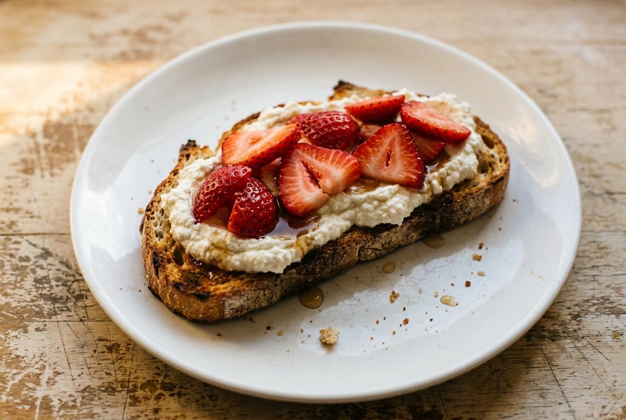 Whipped Ricotta and Berry Toast