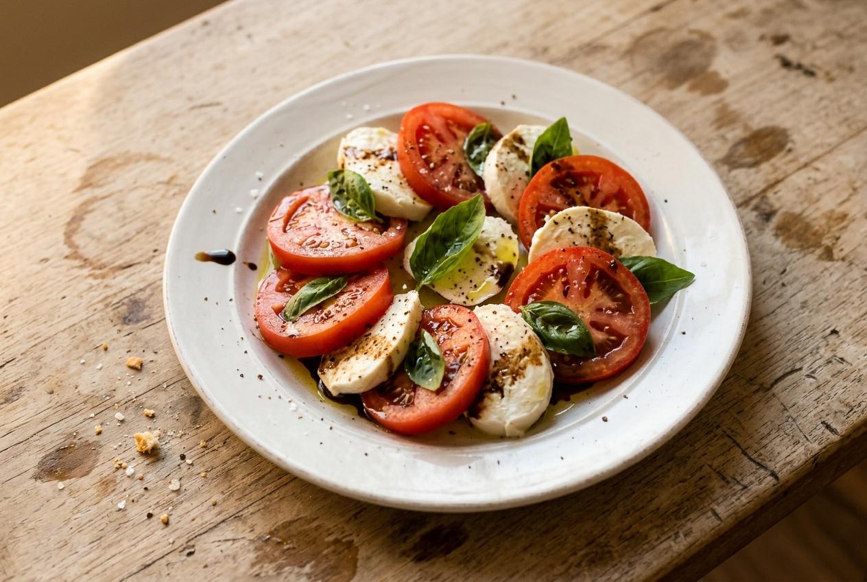 Tomato and Bocconcini Basil Salad
