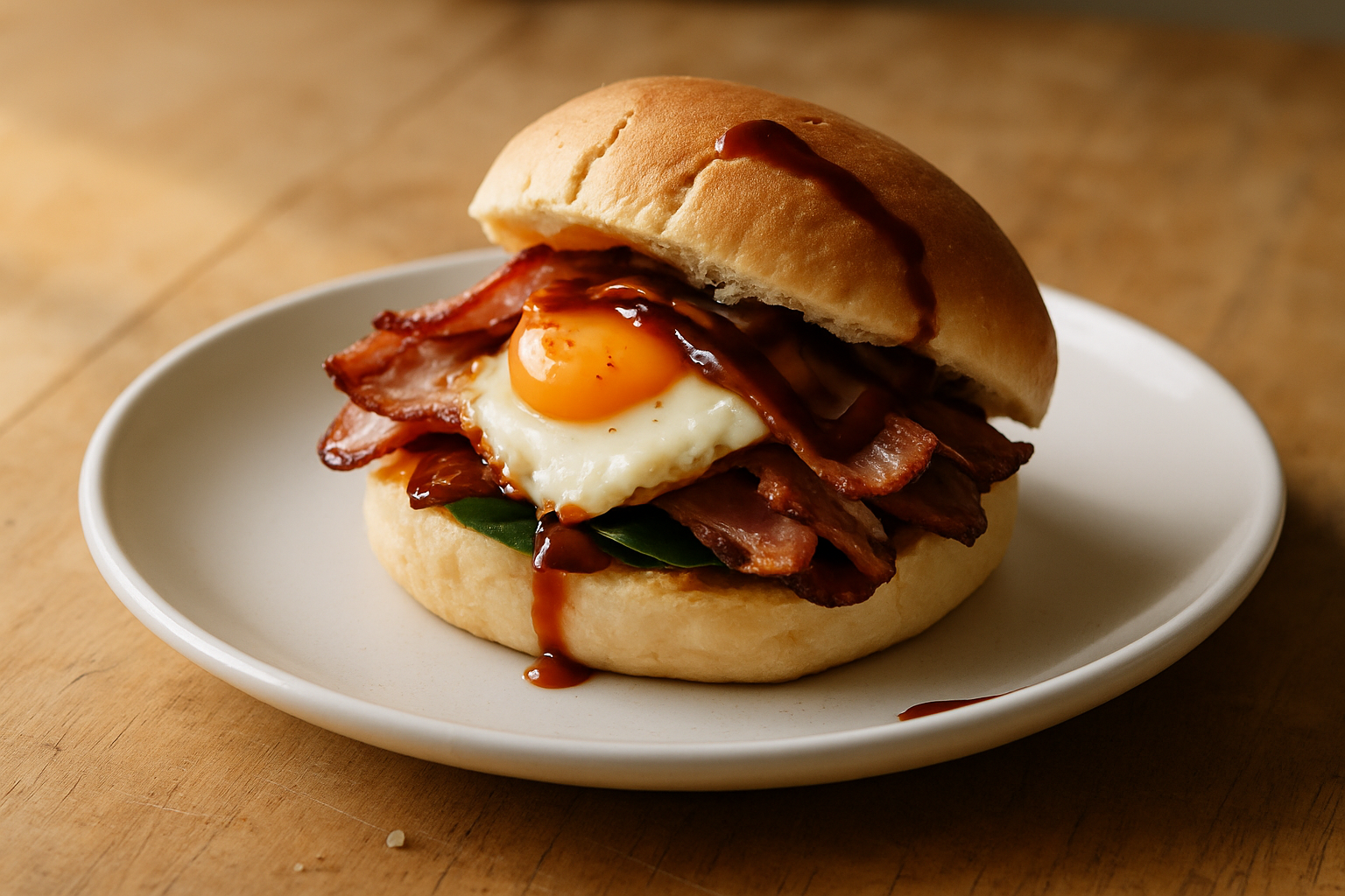 Bacon and Egg Brekkie Rolls