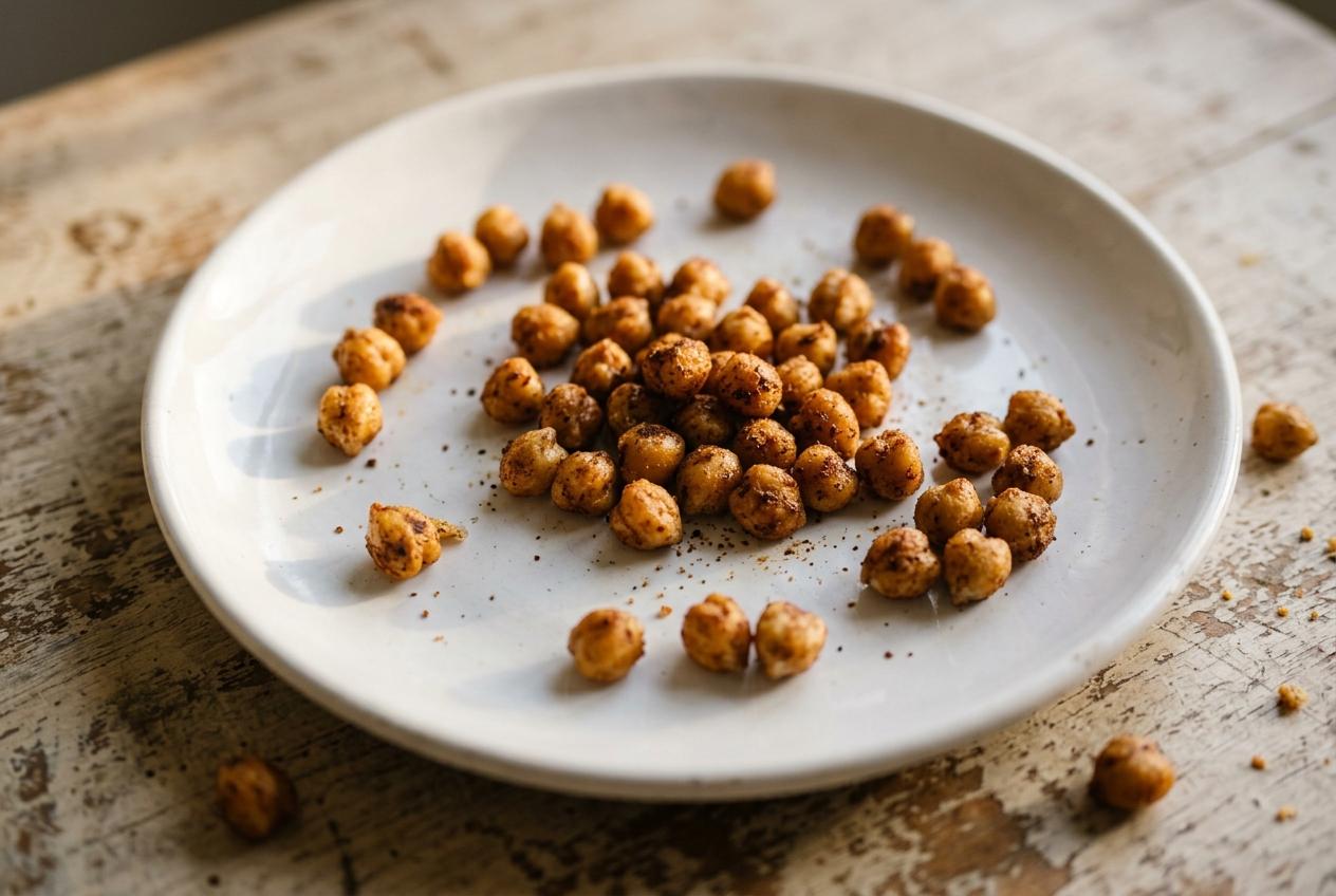 Smoky Roasted Chickpea Crunchies