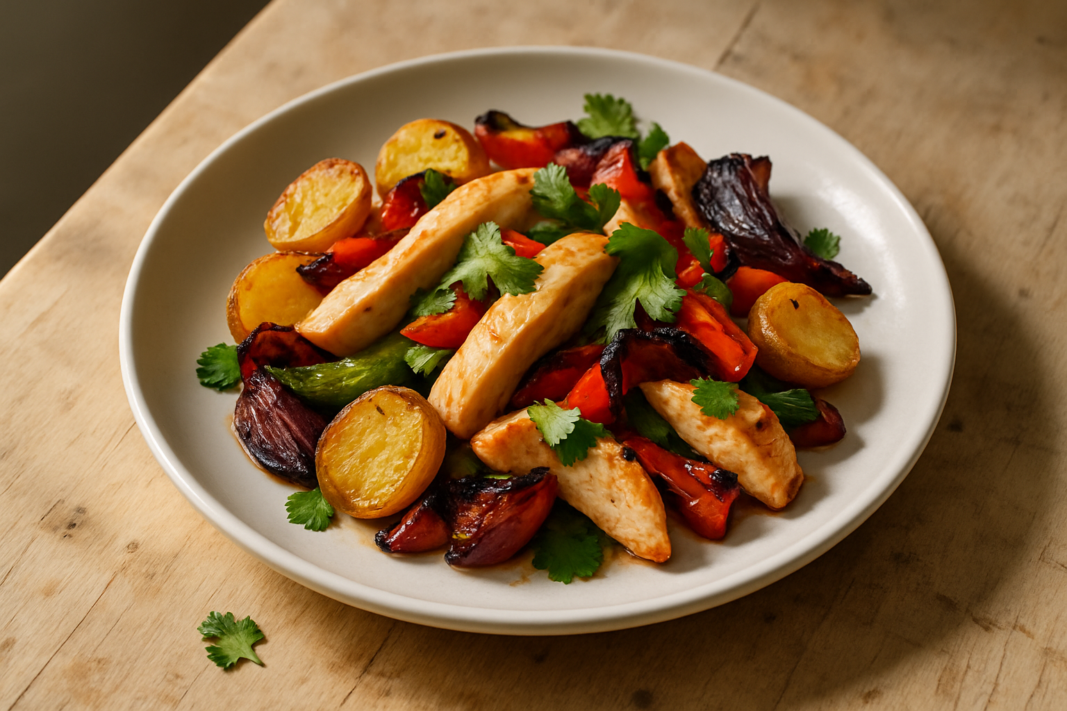Fajita Chicken and Potato Tray Bake