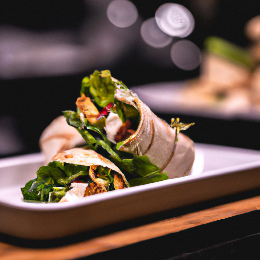Chicken Caesar Salad Wrap